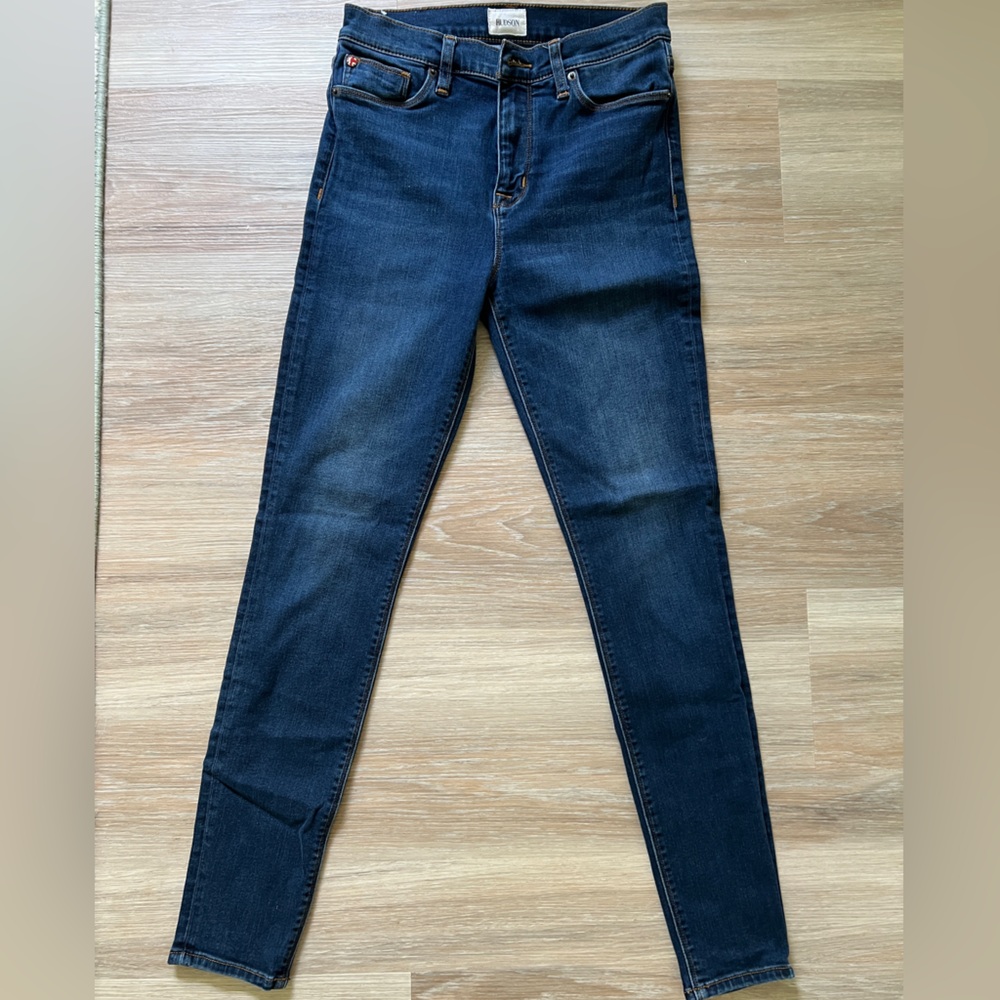 Hudson Jeans High Rise Dark Blue Denim